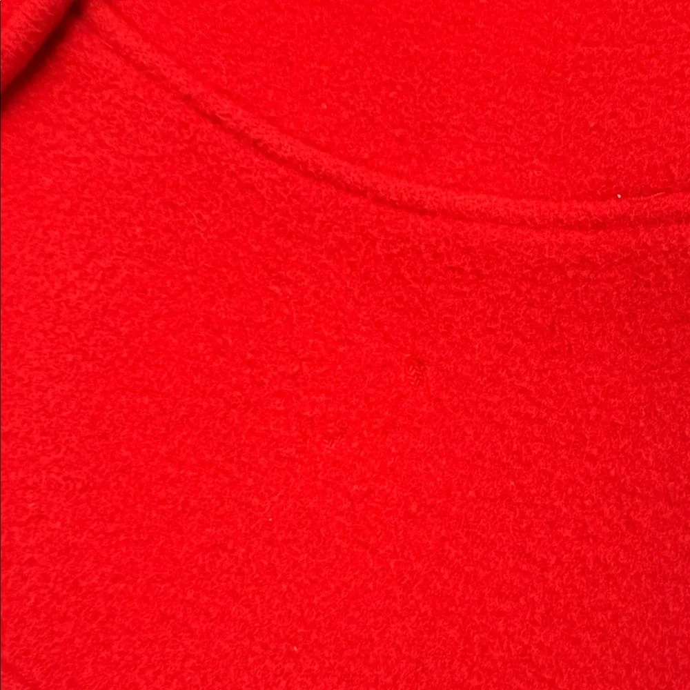 Vintage Harvé Benard Red Wool Shawl Collar Coat | 80s 90s Classic - Picture 10 of 11